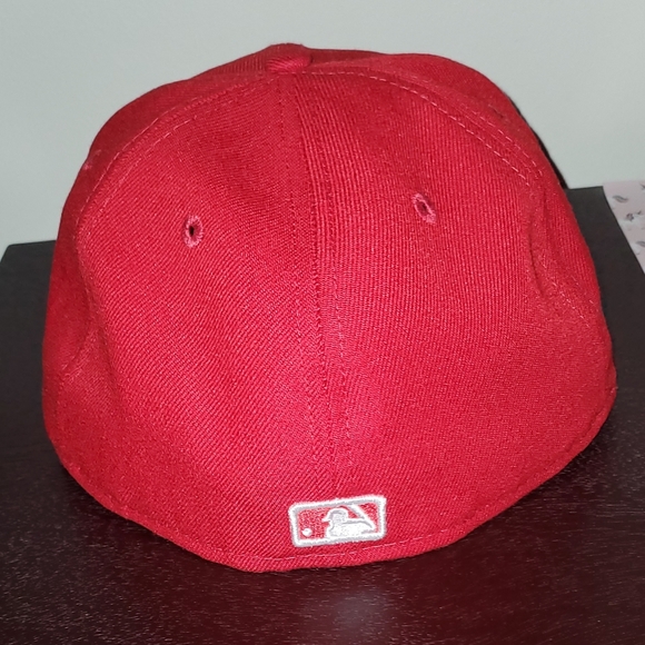 Cincinnati Reds New Era  Red/White Side Patch 59FIFTY Fitted Hat, Size 7… - Picture 5 of 10